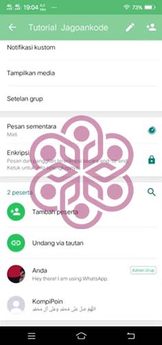 Cara Menghapus Grup WA Gulir Layar Ke Bagian Bawah