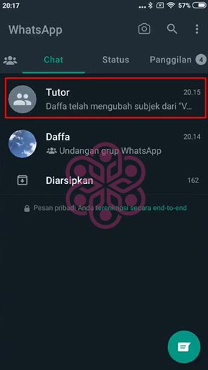 Pilih Grup