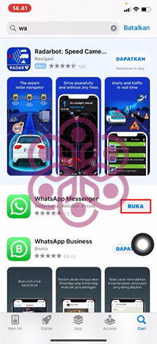 Buka WhatsApp Messenger