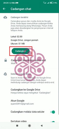 Cara Ganti Nomor WA Tanpa Keluar Grup Ketuk Bar Menu Cadangkan