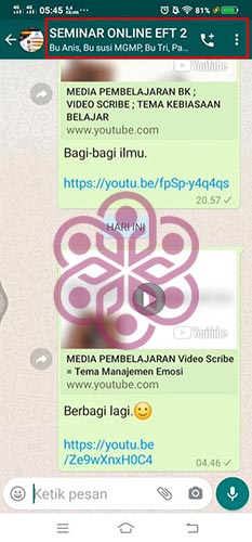 Cara Menambahkan Link Grup WA di Google Form Klik Subjek