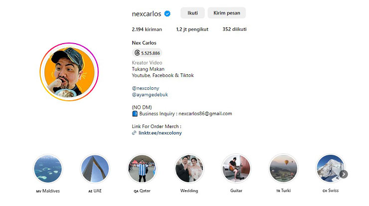 Ide Nama Highlight Instagram