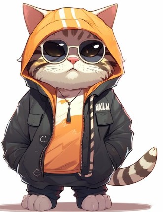 Gambar WA Kucing Anime